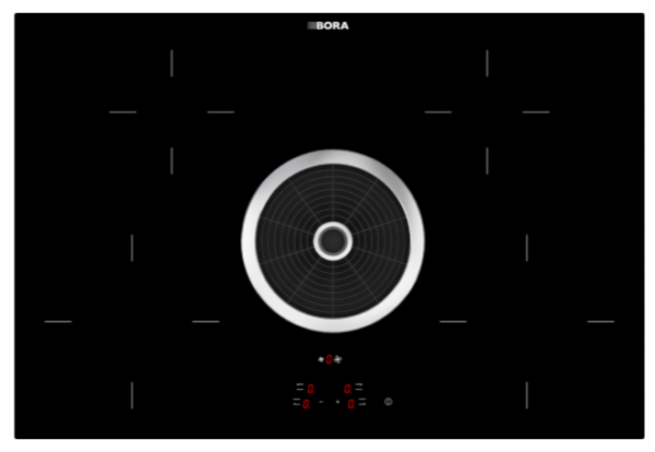BORA Basic vitrocerámica Hyper con extractor de superficie integrado - Recirculación BHU (Solicitar estimación de entrega)