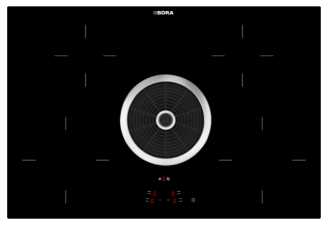 Bora Basic: placa de cocina con extractor de humo