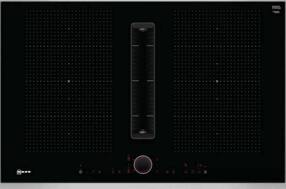 NEFF N 90 Placa de inducción con extractor integrado 80 cm T58TL6EN2